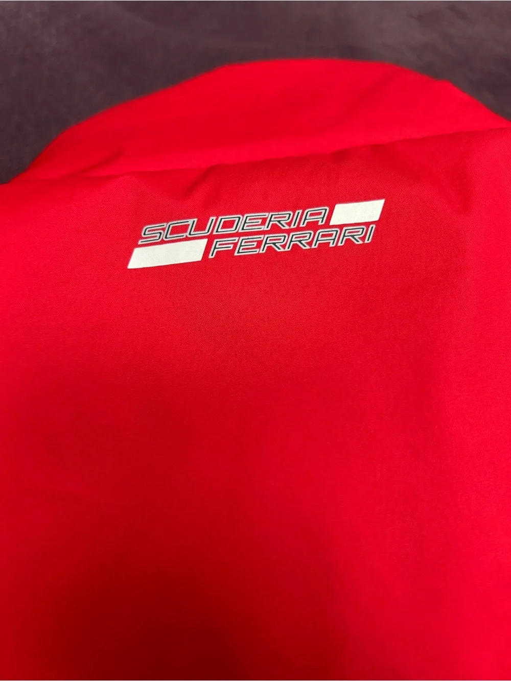 Officially licensed Ferrari vest with Yellow Shield Emblem
